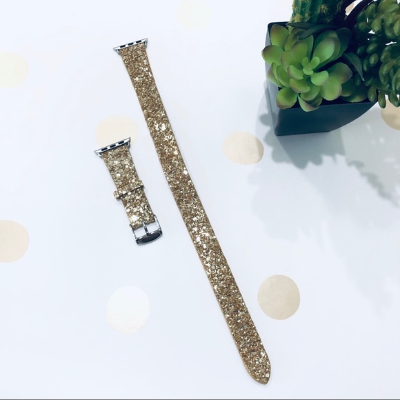 {DANI} Apple Watch Band / double wrap gold glitter - Picture 5 of 8